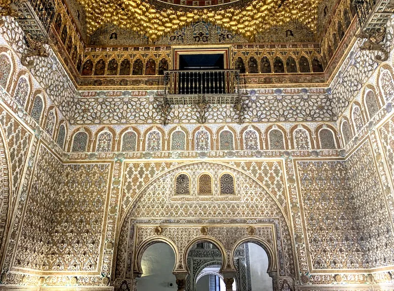 Visiting Royal Alcazar Palce is one of the top things to do in Seville Spain