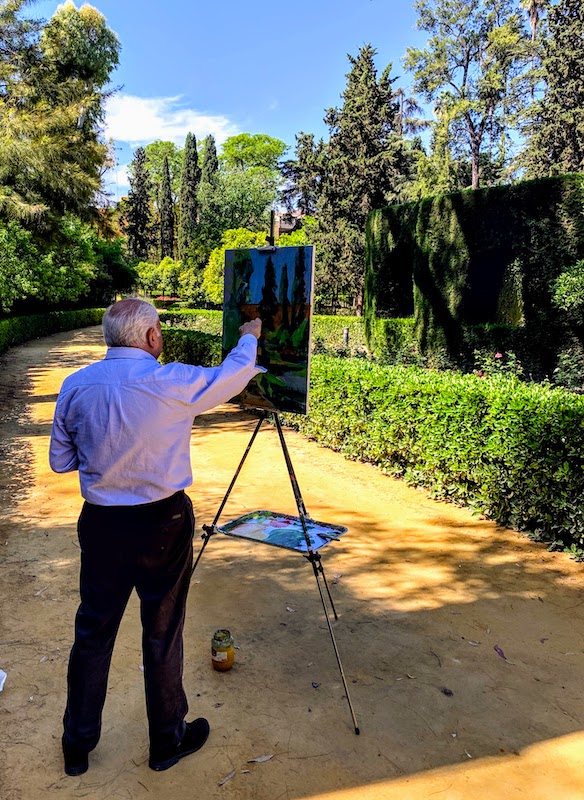 Exploring wonderful Alcazar Gardens is one of the most beautiful things to do in Seville 