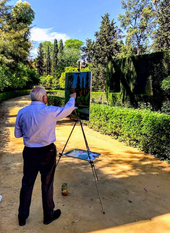 Exploring wonderful Alcazar Gardens is one of the most beautiful things to do in Seville 