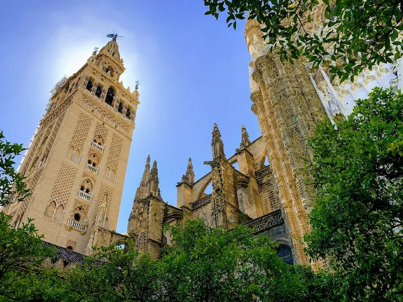 Climbing Giralda Tower for the panormaic views of Seville is one of the best things to do in Seville