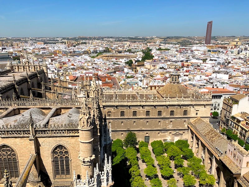 Climbing the Giralda Tower is one of the best things to do in Seville in Spain 