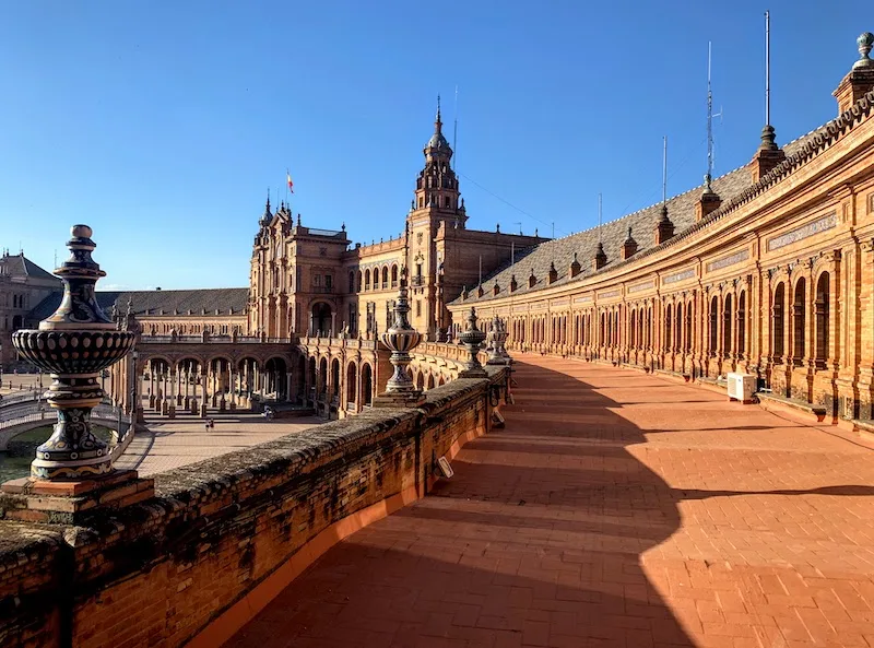 Strolling Spain square is one of the top things to do in Seville