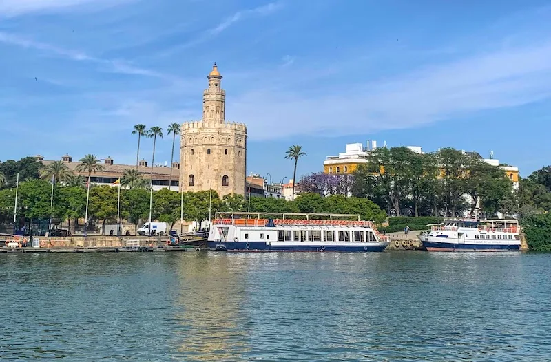 Climbing Torre del Oro for amazing views of Seville is one of the top things to do in Seville