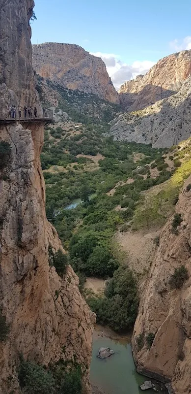 Hiking Caminito del Rey  on a day trip from Malagaa is one of the best things to do in Malaga 