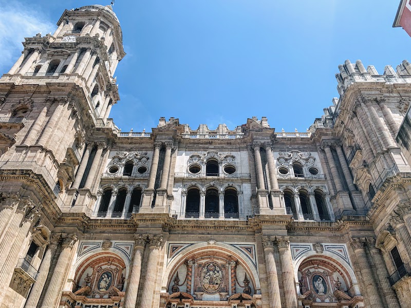 Visiting La Manquita Cathedral is one of the best things to do in Malaga