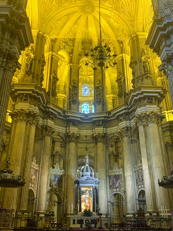 Visiting La Manquita Cathedral is one of the best things to do in Malaga