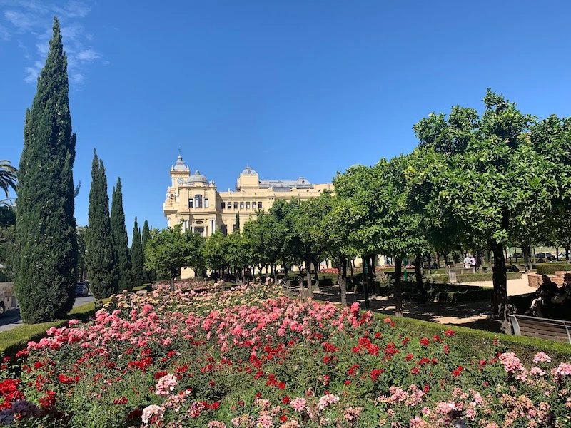 Strolling exotic Parque de Malaga is one of the best things to do in Malaga