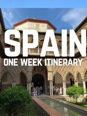 A week in Spain itinerary
