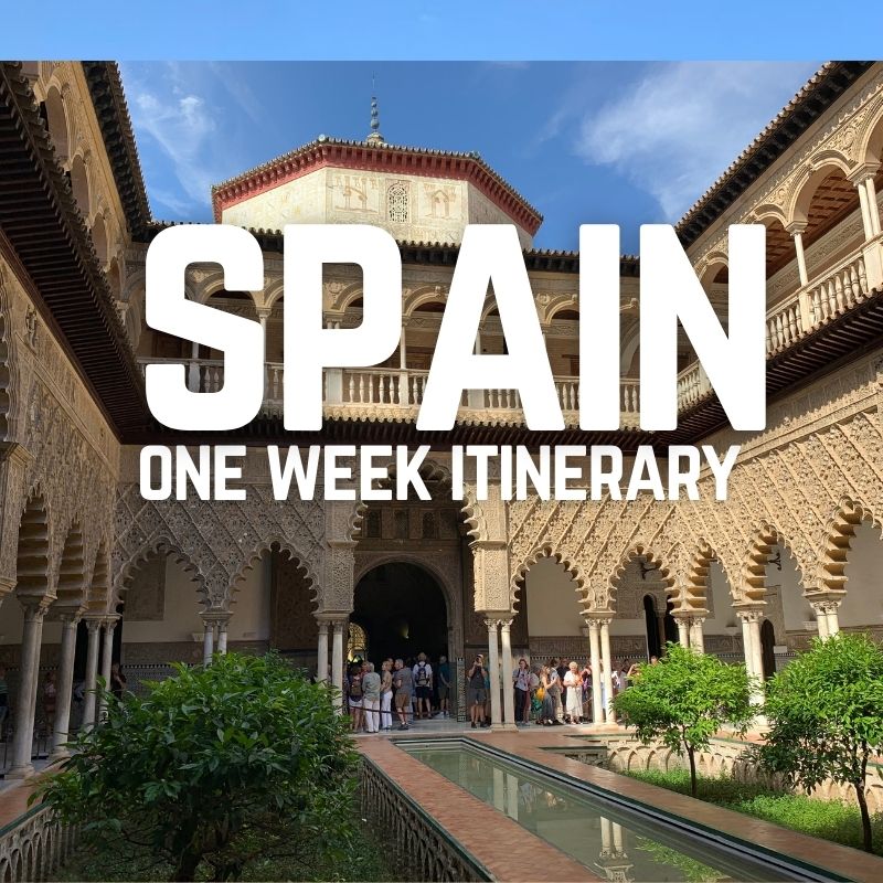 A week in Spain itinerary