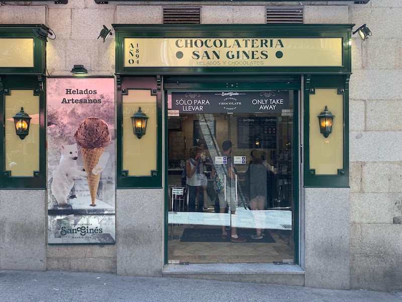 Foodie Spain: 13 Best Destinations in Spain for Foodies 7 San Gines Madrid