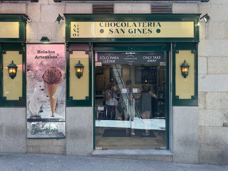 Foodie Spain: 13 Best Destinations in Spain for Foodies 7 San Gines Madrid