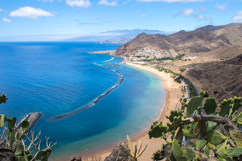 visiting sunny Tenerfie is one of the best things to do in  Spain in winter