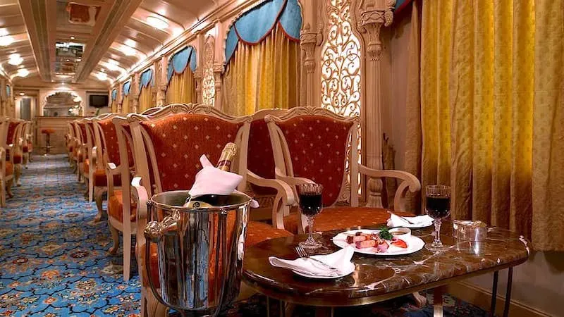 Having a luxury train ride is one of the best bucket list ideas