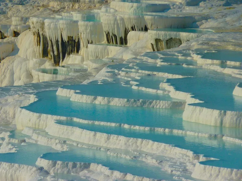 Bathing in Pamukkale is one of the best ideas for  bucket lists 