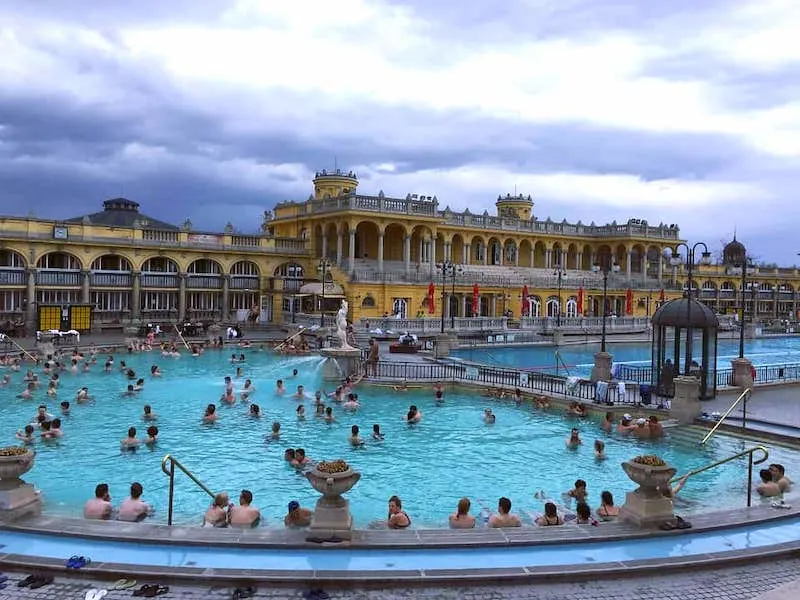 Bathing in the szechenyi baths is one of the best ideas for bucket lists 