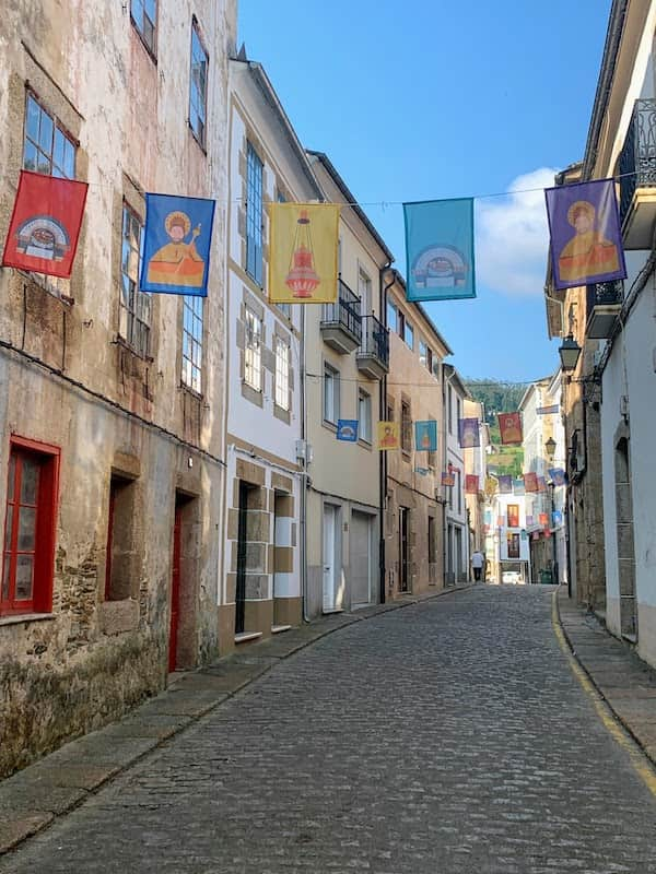 Town of Mondoñedo is a stop on Camino del Norte route to Santiago de Compostela 