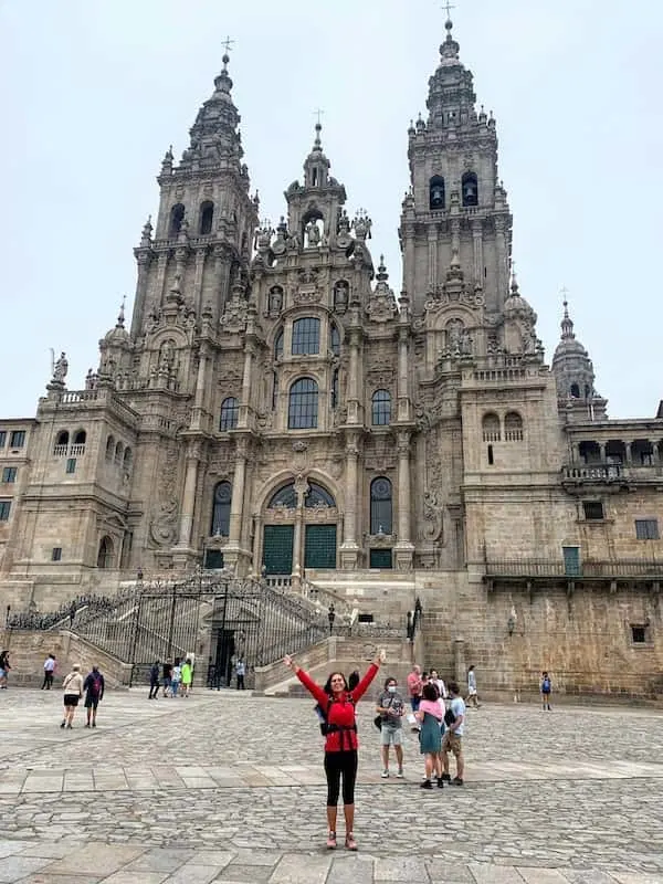 Santiago de Compostela is the end of Camino del Norte