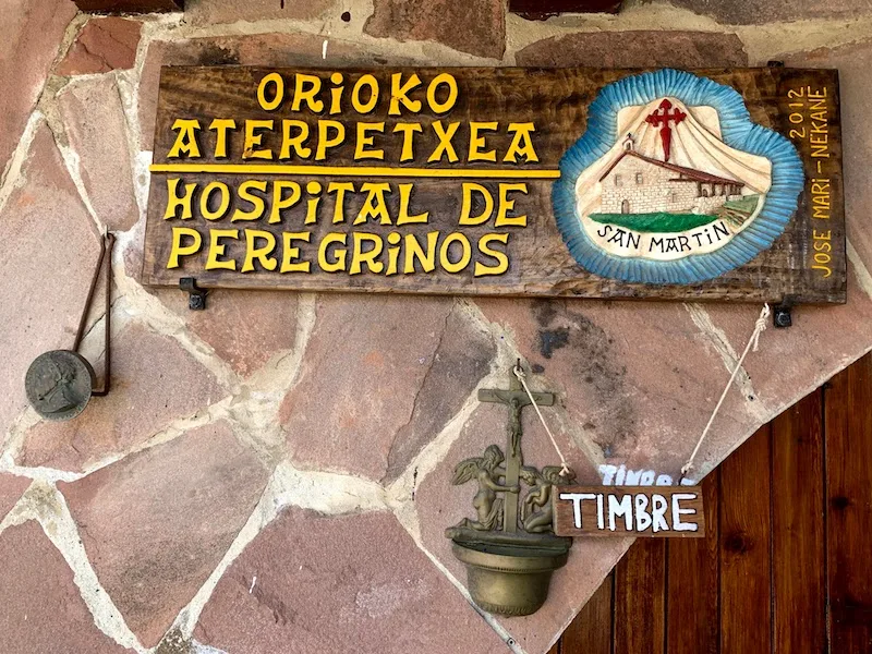 An albergue on the Camino del Norte in Spain