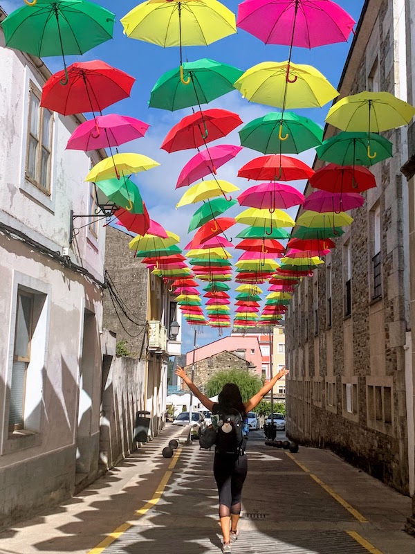 Vilalba during the Camino del Norte hike 