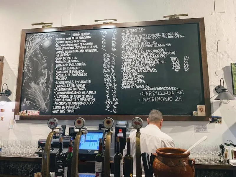 Spanish Tapas Food: 35 Best Spanish Tapas in Spain 5 Spanish tapas bar menu
