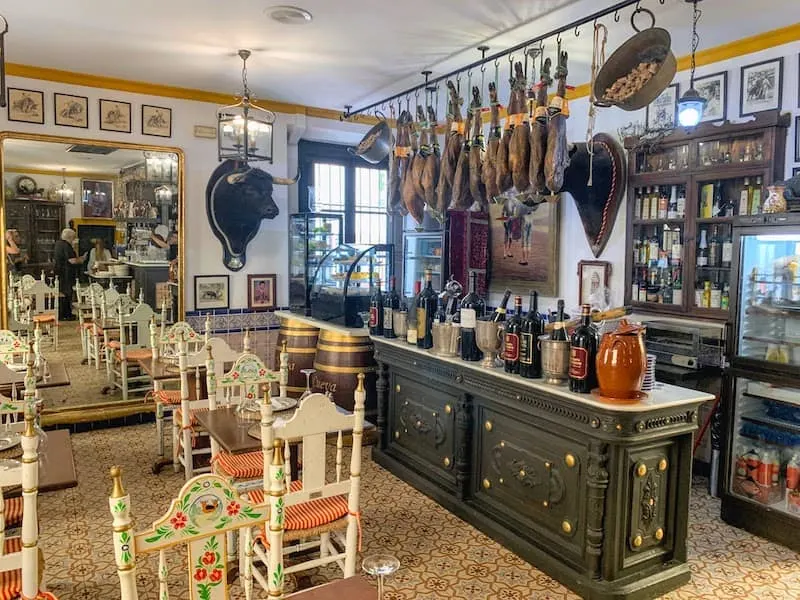 Spanish Tapas Food: 35 Best Spanish Tapas in Spain 1 Spanish tapas bar in seville