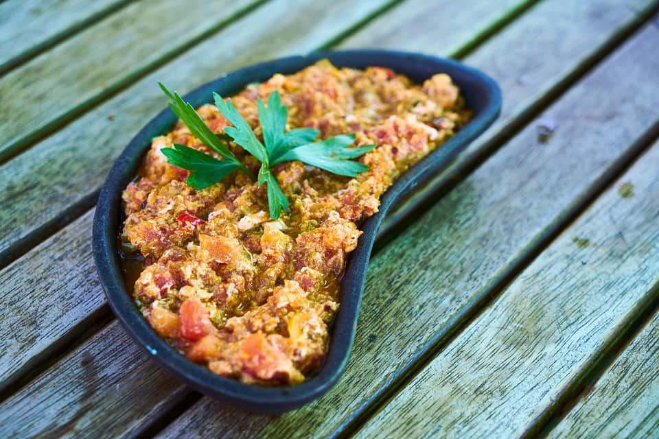 Menemen dish is the Mediterranean food from Turkey