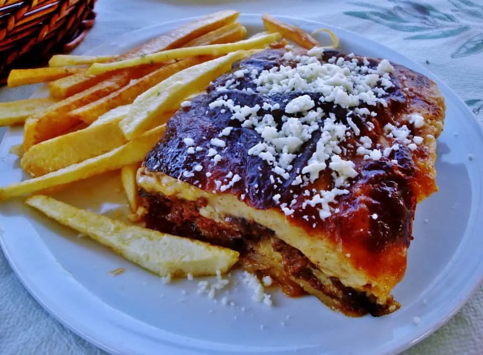 The Mediterranean food: The 30 Best Mediterranean dishes 21 Mosuaka is the Mediterranean food from Greece