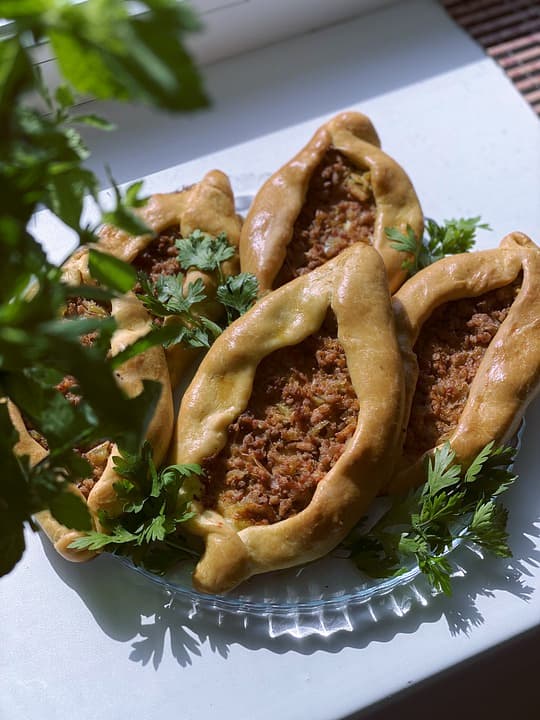 Pide is the Mediterranean food from Turkey 