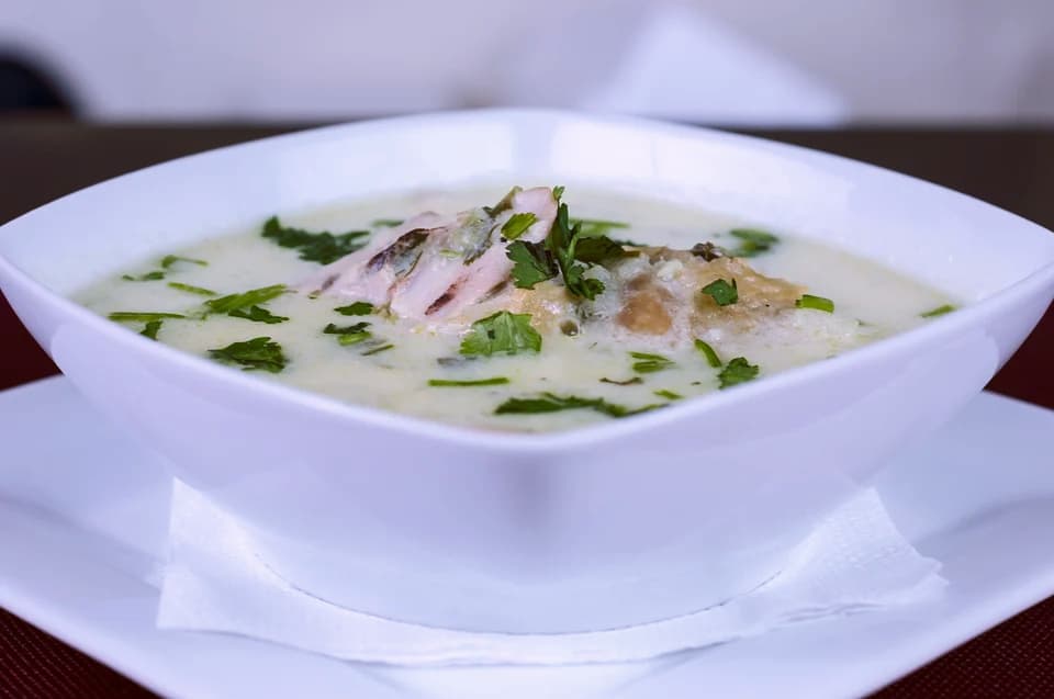 Caldo verde soup is the Mediterranean food from Portugal 