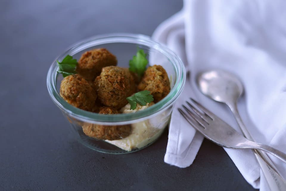 Falafel is the Mediterranean food from East Mediterranean countries liek Lebanon and Israel 