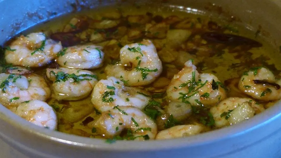 gambas al ajillo are popular spanish tapas 