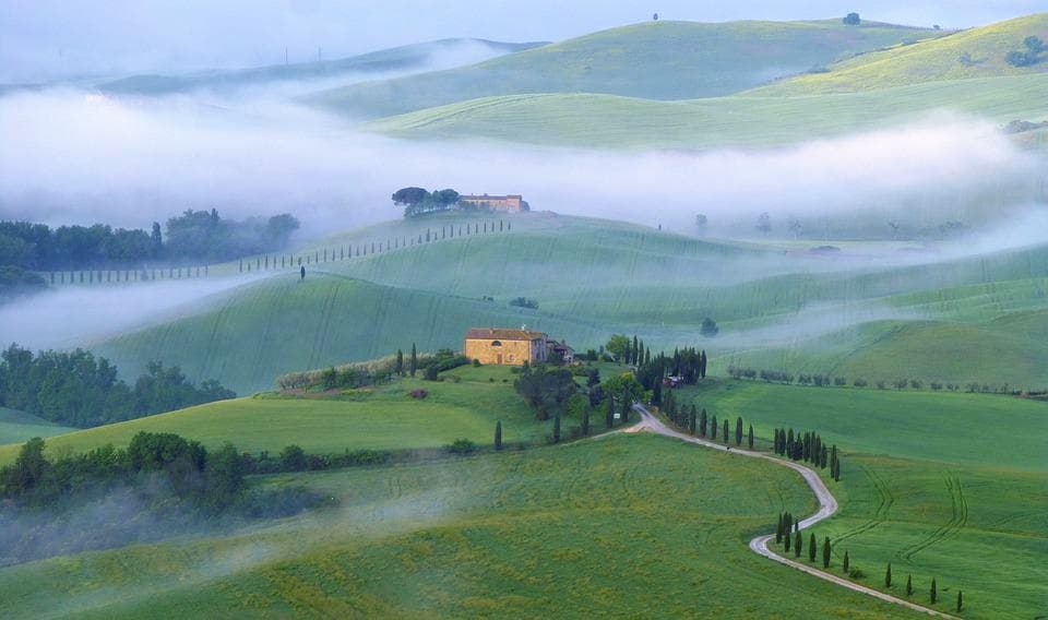 Val d'Orcia is a must-see if planning to travel to Tuscany Italy 