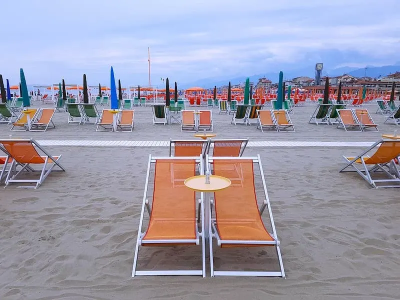 Viareggio beach is a must see if planning to travel to Tuscany italy 