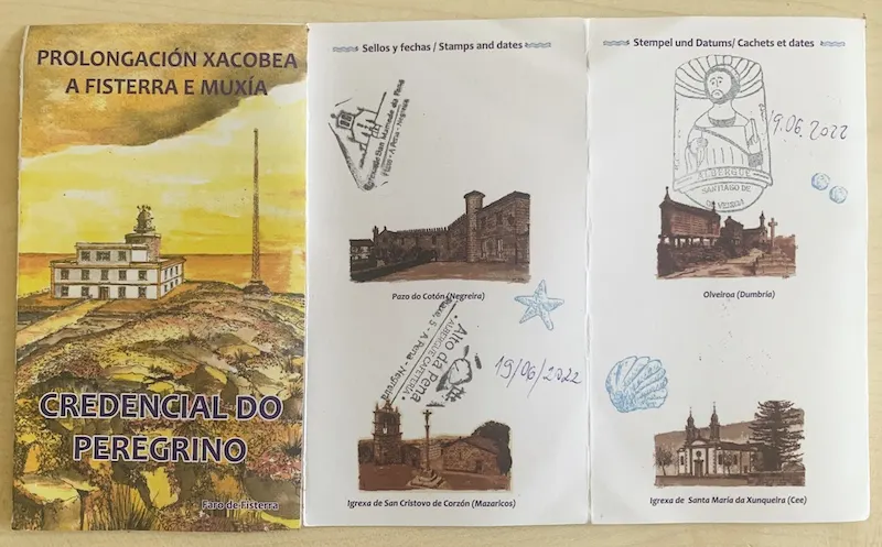 How to Hike the Iconic Camino de Santiago a Finisterre 13 Camino de Santiago a Finisterre Pilgrim's Credential