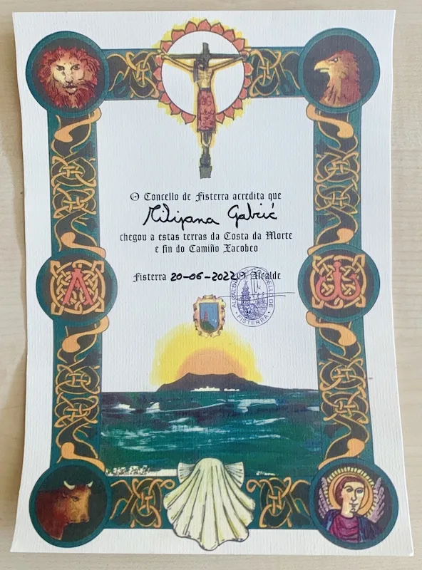 How to Hike the Iconic Camino de Santiago a Finisterre 1 Fisterrana is the official certificate of Camino de Santiago a Finisterre