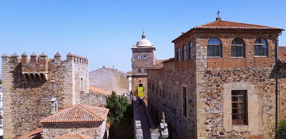 Caceres is on La via de la Plata route of the Camino de Santiago