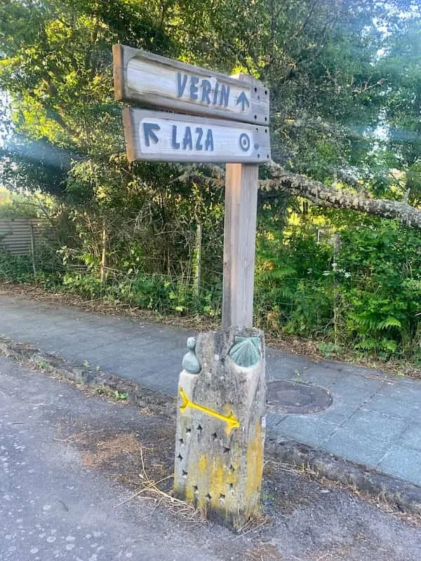 Beautiful Camino Sanabres Camino de Santiago (2023) 14 Camino Sanabres waymark