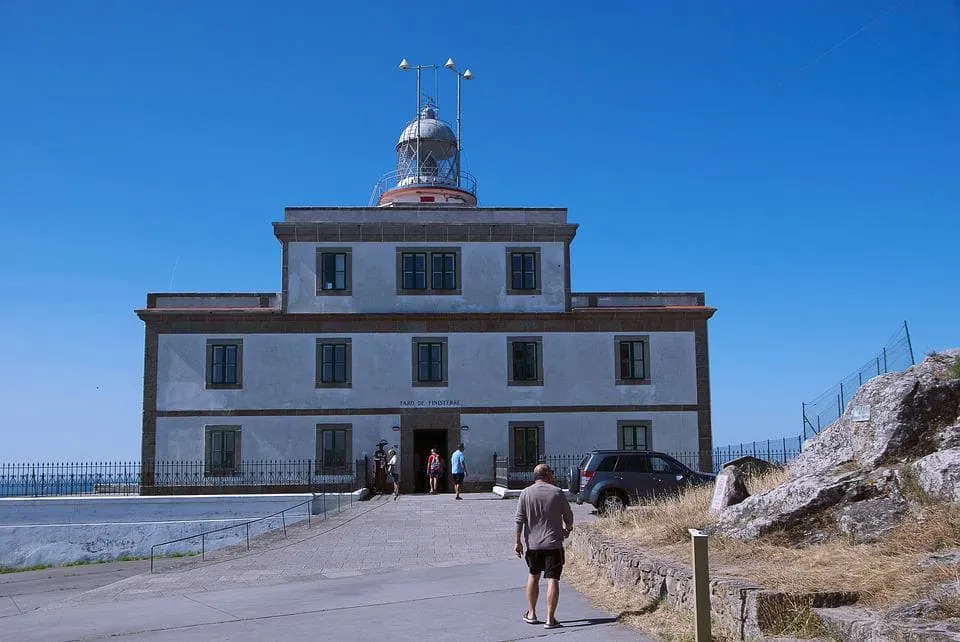 Cape Finisterre Lighthouse, the end point of Camino de Santiago a Fisterra