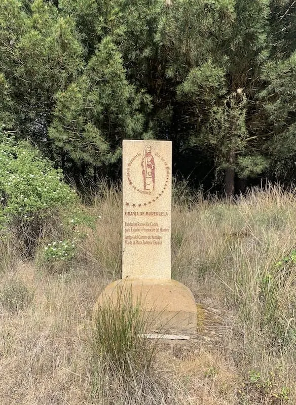 Beautiful Camino Sanabres Camino de Santiago (2023) 5 Granja de Moreruela Camino Sanabres waymark