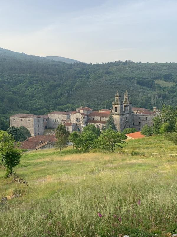 Oseira monastery in Galicia is one the La Via de la plata route of Camino de Santiago 