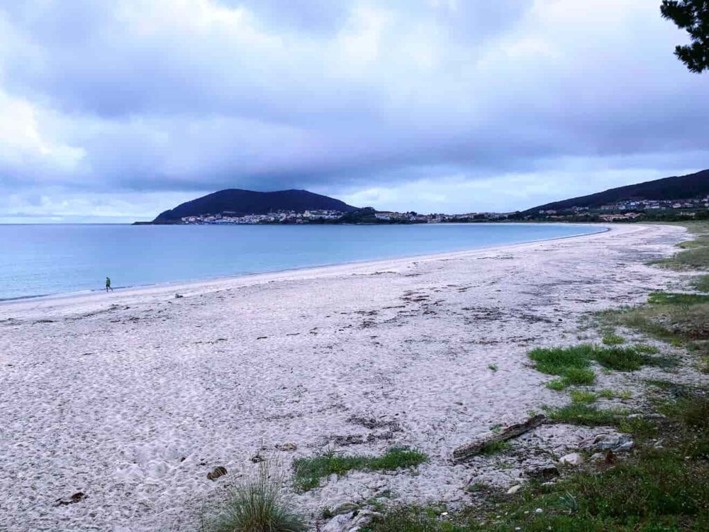 Playa de Langosteira is on the Camino de Santiago a Fisterra route