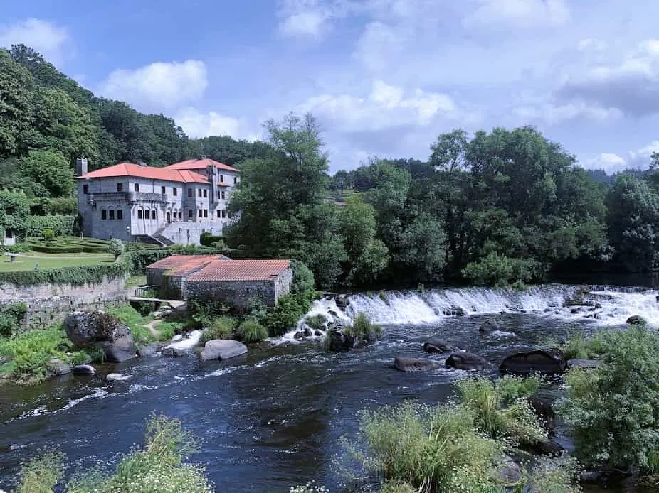 Rio Tambre on Camino de Santiago a Fisterra