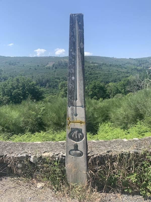 camino sanabres way marker