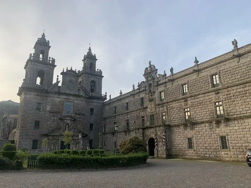 Oseira monastery is on Camino de Santaigo Via de la Plata route 