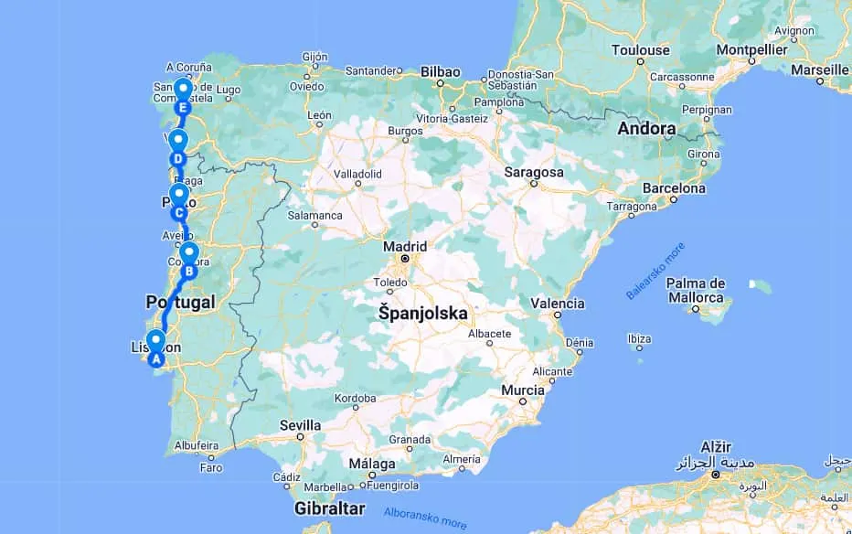 Camino Portuguese is among the most popular Camino de Santiago routes