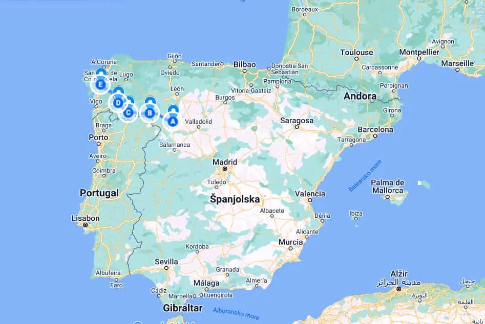 Camino Sanabres is among the most popular Camino de Santiago routes