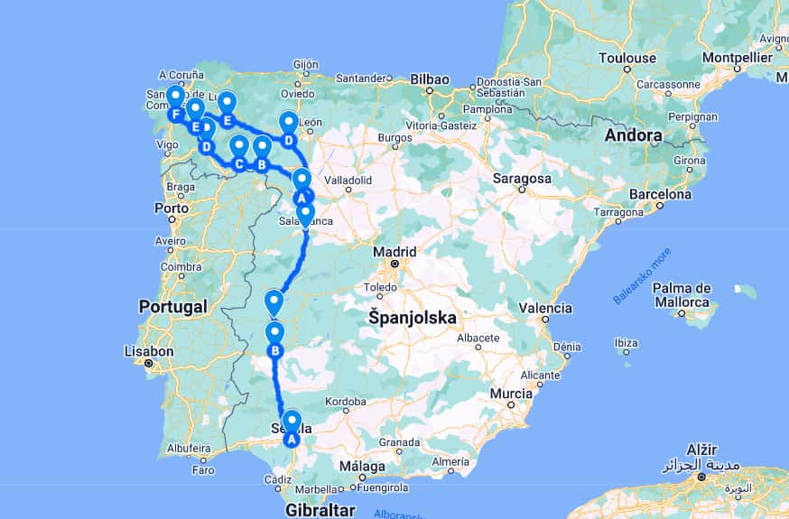 Camino Via de la Plata is one of the most popular Camino routes