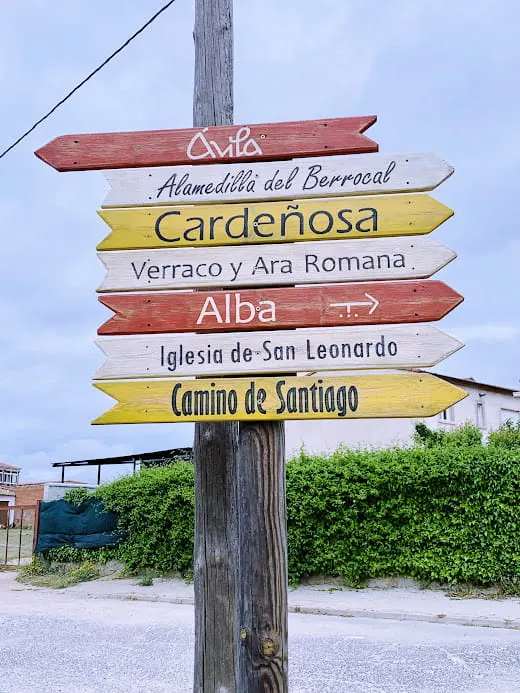 Camino de Santiago from Avila Spain