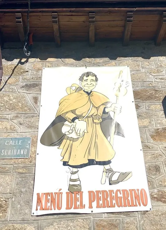 Guide to Camino de Santiago: The Way of St James (2023) 23 Camino de Santiago menu del pelegrino