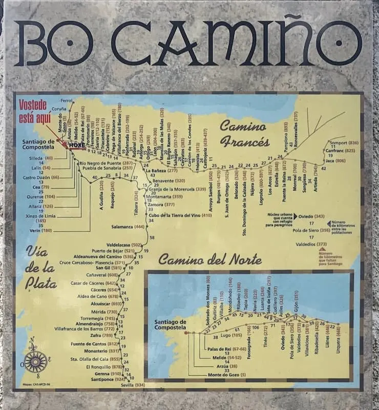 Guide to Camino de Santiago: The Way of St James (2023) 7 Camino de Santiago routes